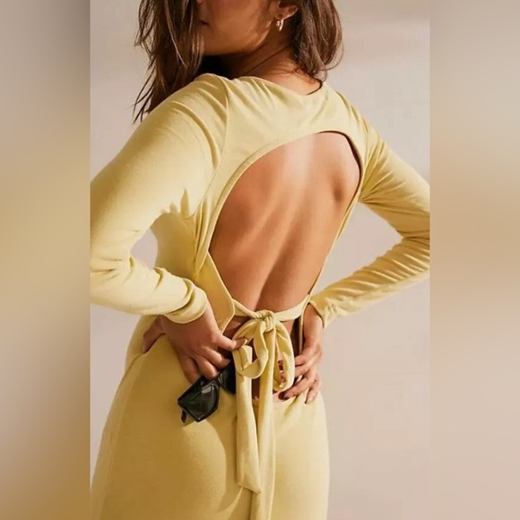 🚨 Free People Beach Aubre Open Back Essential Maxi - Picture 2 of 2